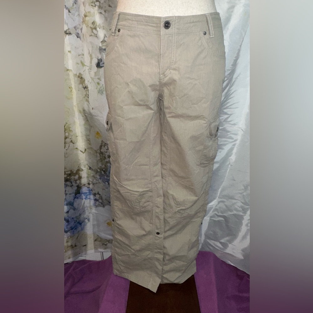 Kuhl Women’s Khaki pants cargo pants 14 regular Gorpcore hiking outdoor camping
